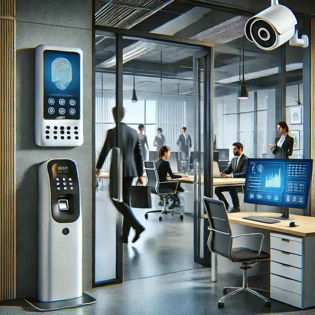 Oficina moderna con sistemas de control de acceso | DIMEP